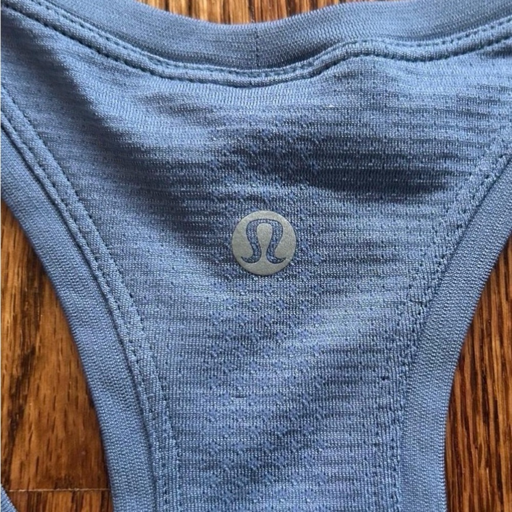 Lululemon Athletica Heathered Blue Tank